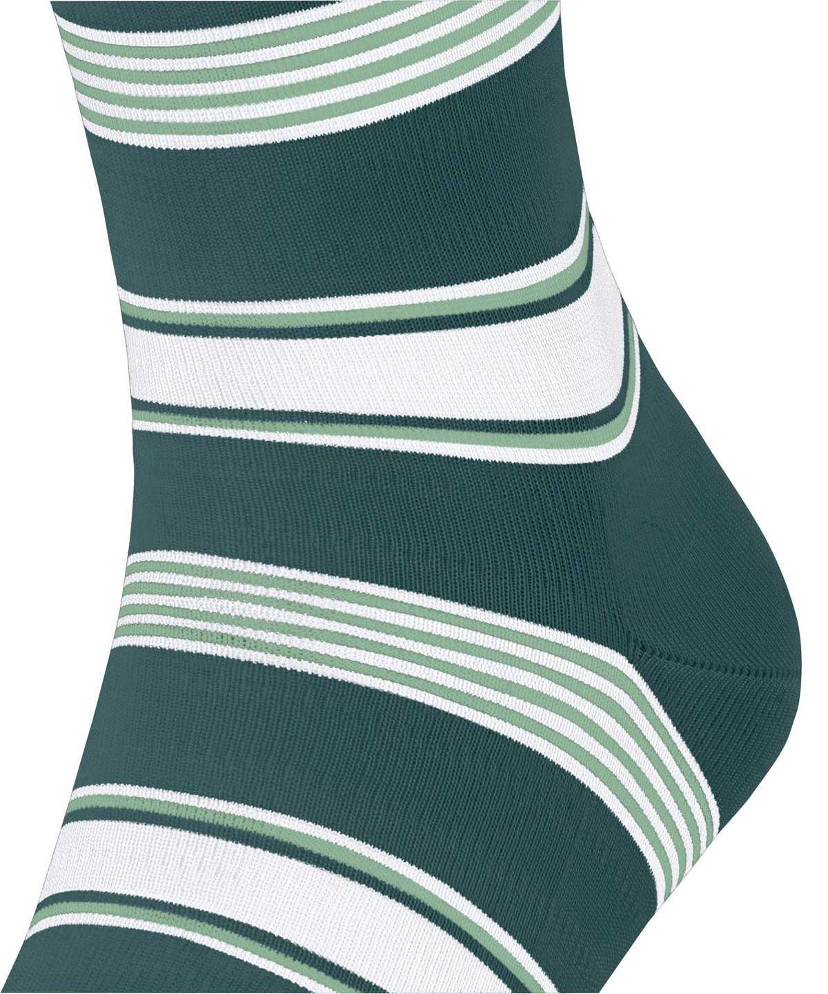 Skarpetki Falke Marina Stripe Socks Męskie Zielone | ULNIBO-280