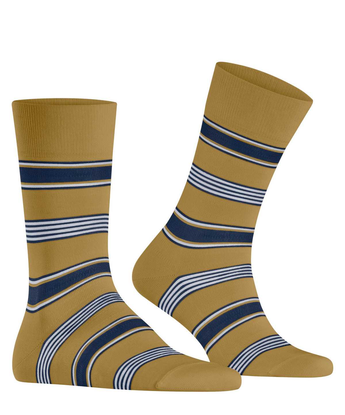 Skarpetki Falke Marina Stripe Socks Męskie Żółte | SZKTEN-253