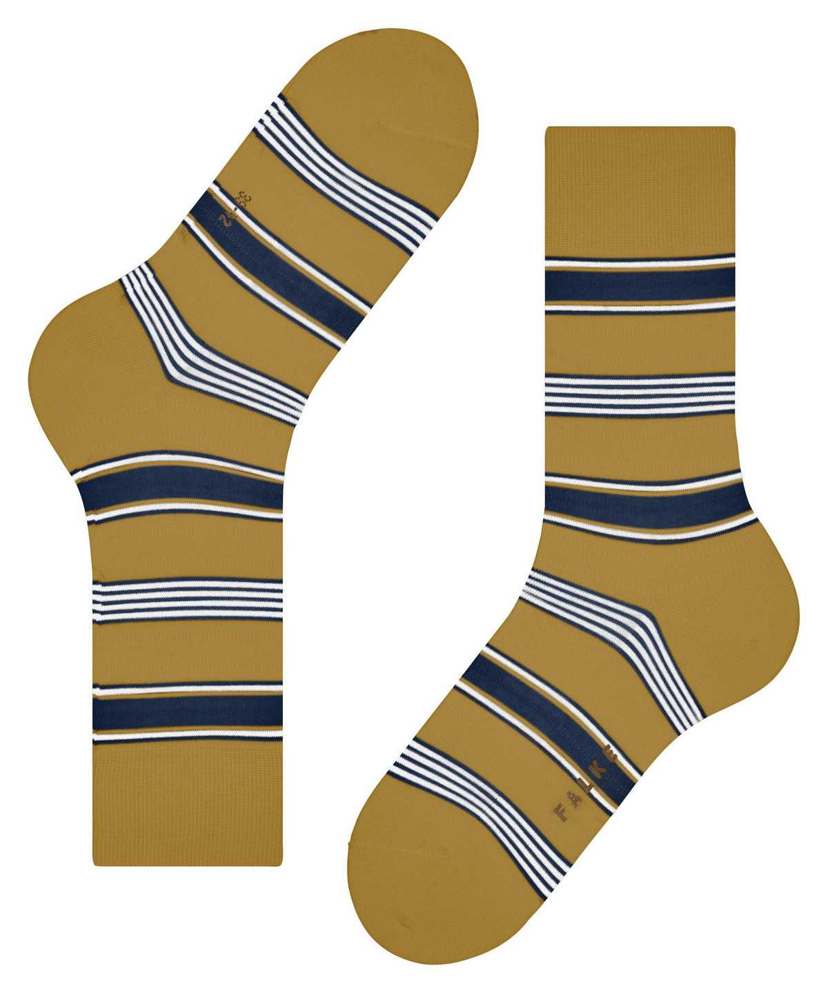 Skarpetki Falke Marina Stripe Socks Męskie Żółte | SZKTEN-253