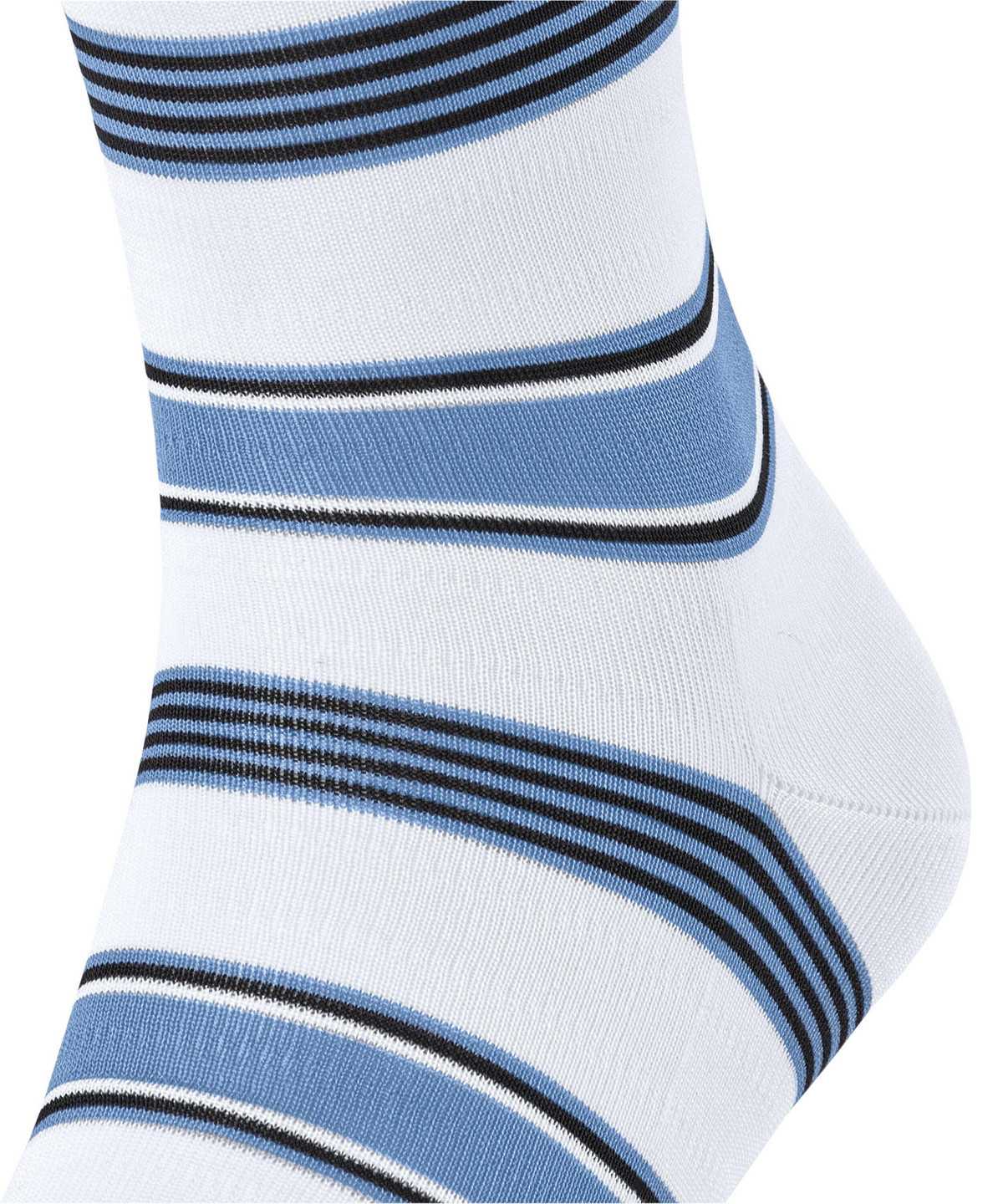 Skarpetki Falke Marina Stripe Socks Męskie Białe | COGBVE-728