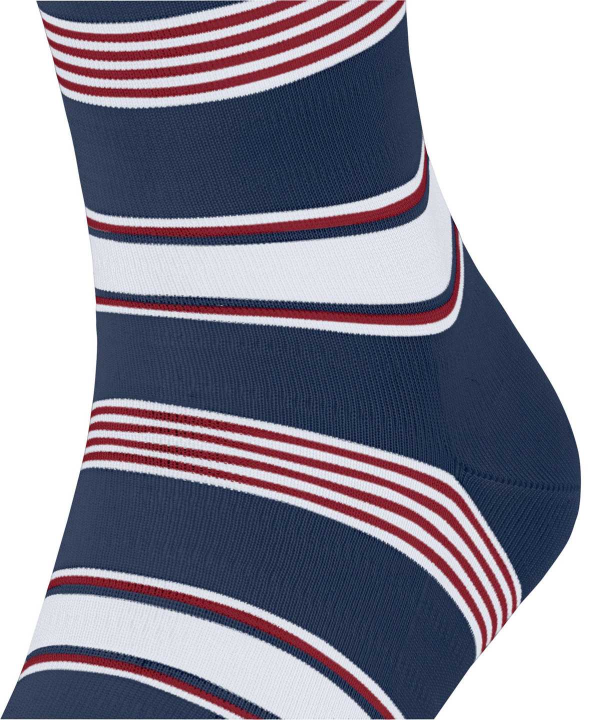 Skarpetki Falke Marina Stripe Socks Męskie Niebieskie | HGKFOU-053