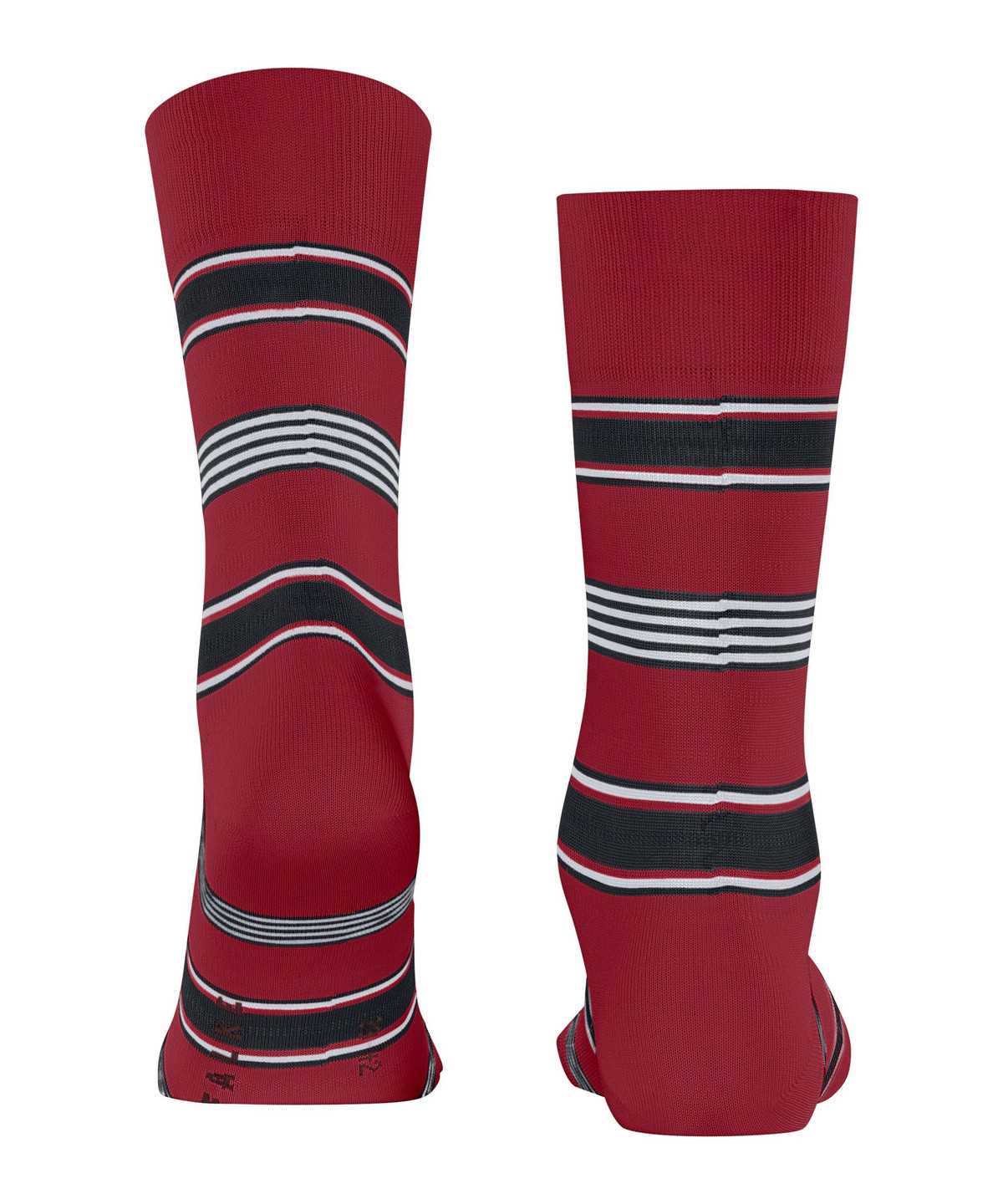 Skarpetki Falke Marina Stripe Socks Męskie Czerwone | RFPASQ-827