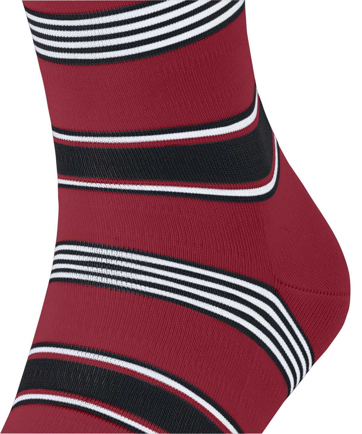 Skarpetki Falke Marina Stripe Socks Męskie Czerwone | RFPASQ-827