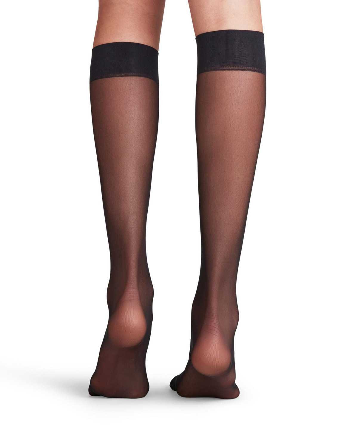 Skarpetki Falke Matt Deluxe 20 DEN Knee-high Socks Damskie Czarne | TBXOUY-830