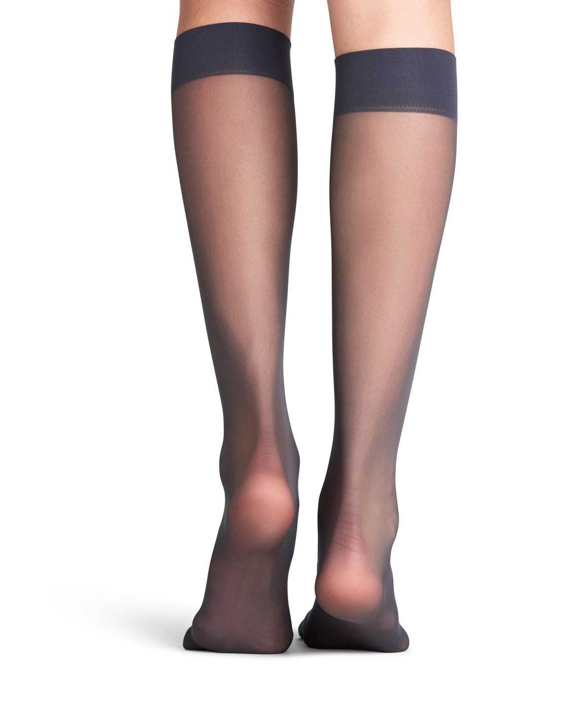 Skarpetki Falke Matt Deluxe 20 DEN Knee-high Socks Damskie Szare | EDJYCW-250