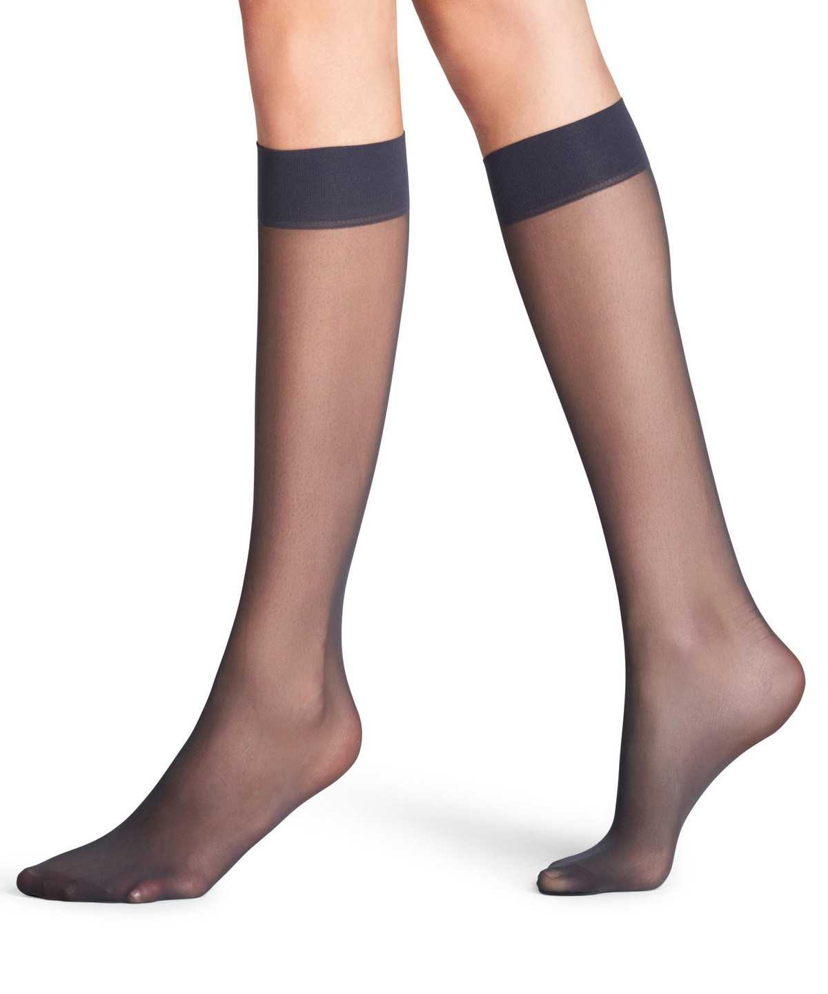 Skarpetki Falke Matt Deluxe 20 DEN Knee-high Socks Damskie Szare | EDJYCW-250