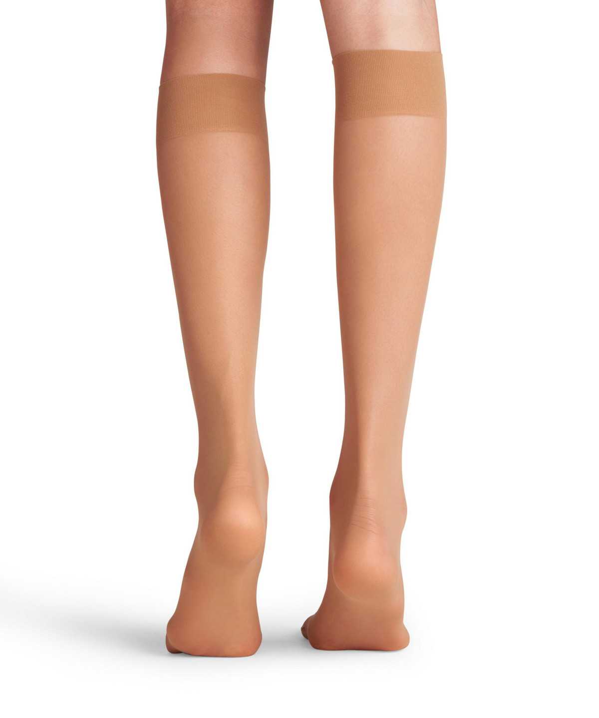 Skarpetki Falke Matt Deluxe 20 DEN Knee-high Socks Damskie Brązowe | BUGHKZ-721