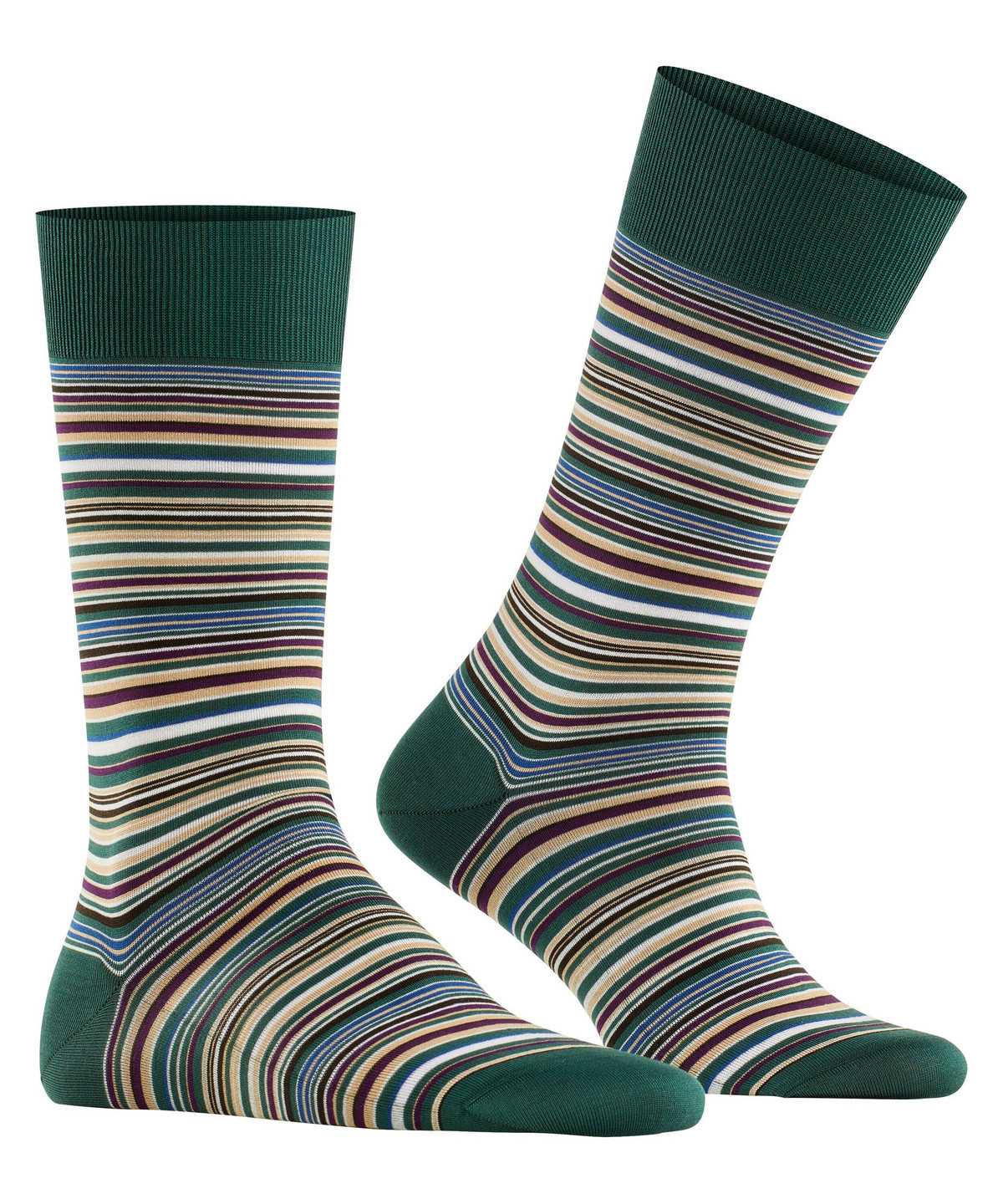 Skarpetki Falke Microblock Socks Męskie Zielone | YARZPJ-125