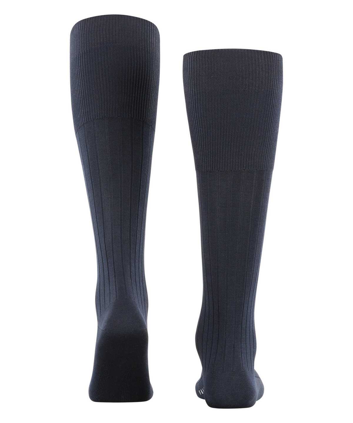 Skarpetki Falke Milano Knee-high Socks Męskie Niebieskie | KFBOSG-910