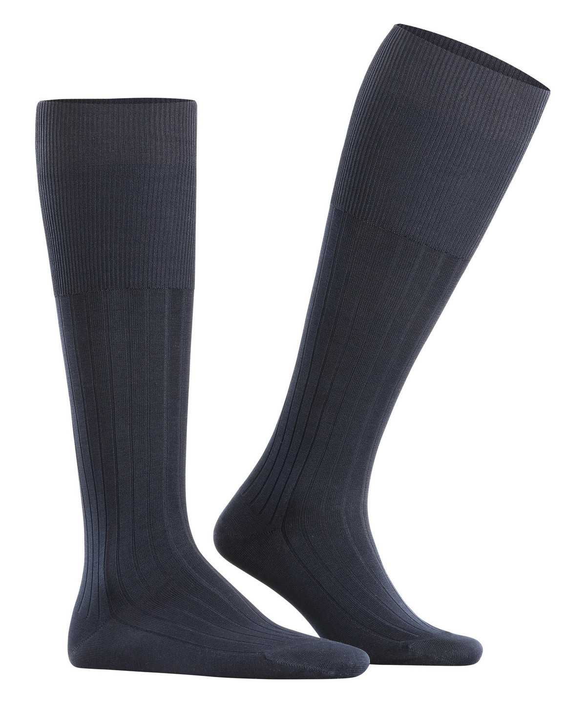 Skarpetki Falke Milano Knee-high Socks Męskie Niebieskie | KFBOSG-910