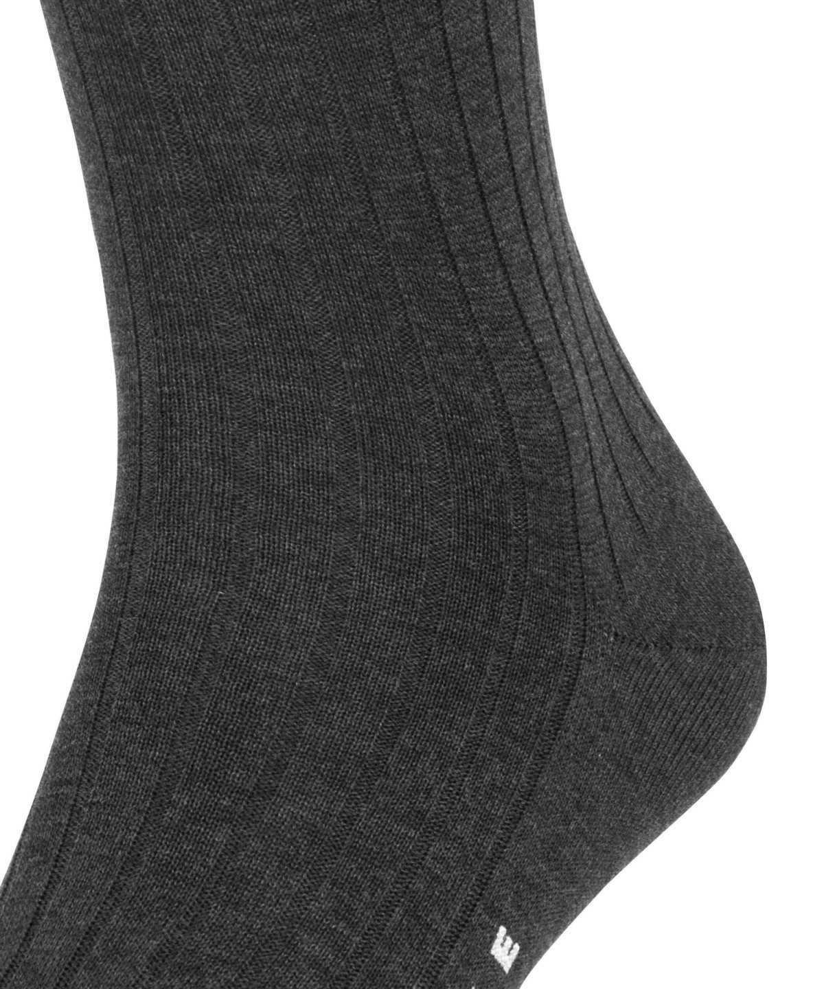 Skarpetki Falke Milano Knee-high Socks Męskie Szare | SHWCKR-634