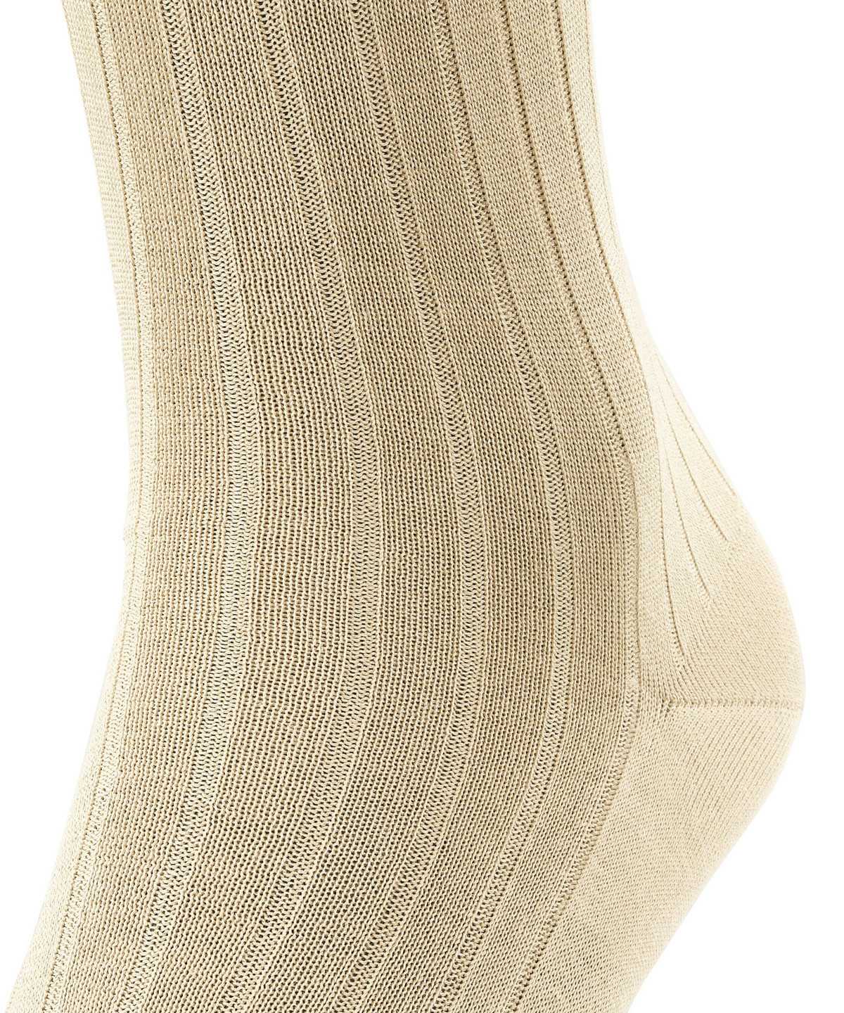 Skarpetki Falke Milano Knee-high Socks Męskie Beżowe | EUDTJN-485