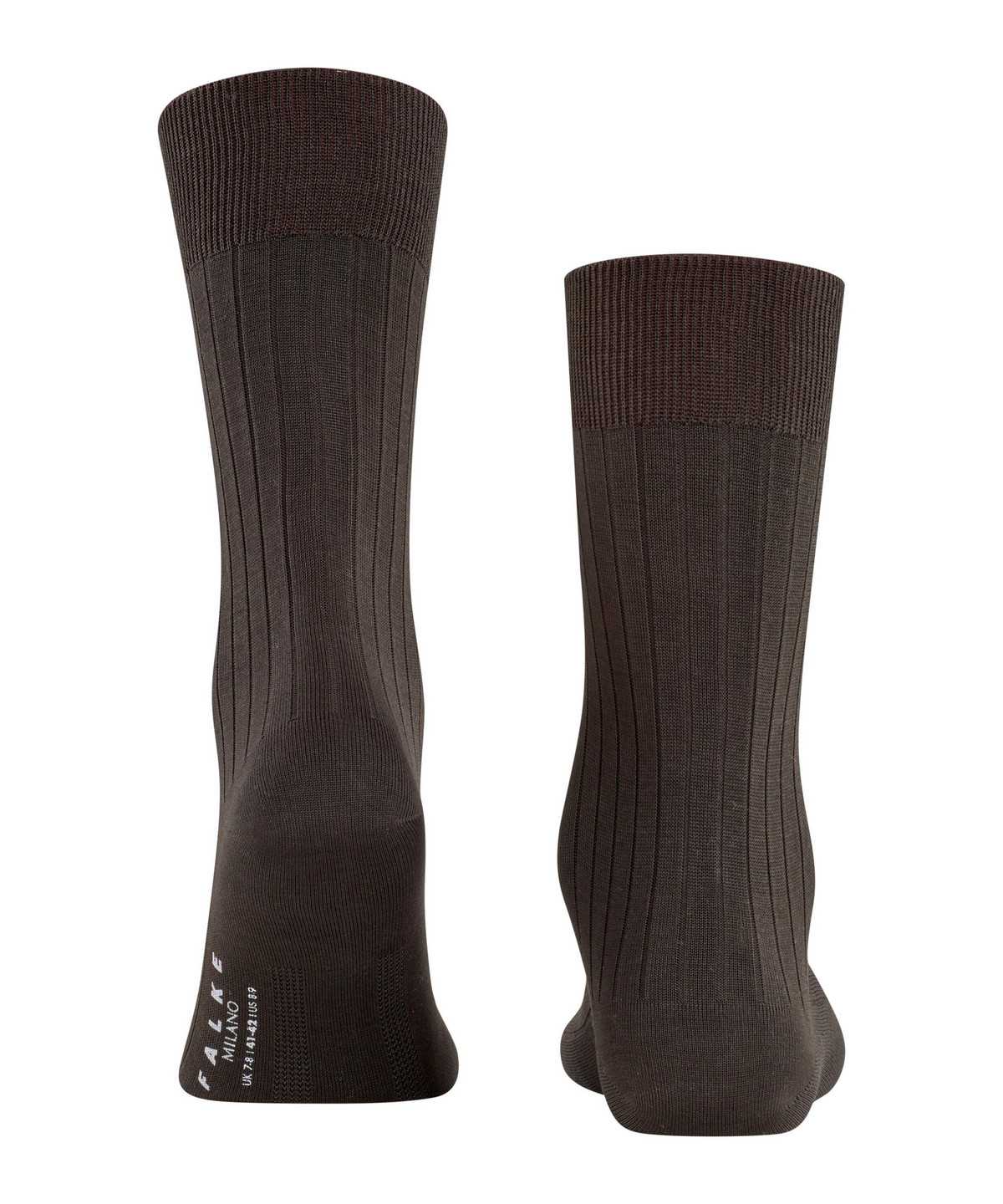 Skarpetki Falke Milano Socks Męskie Brązowe | UFYREL-695