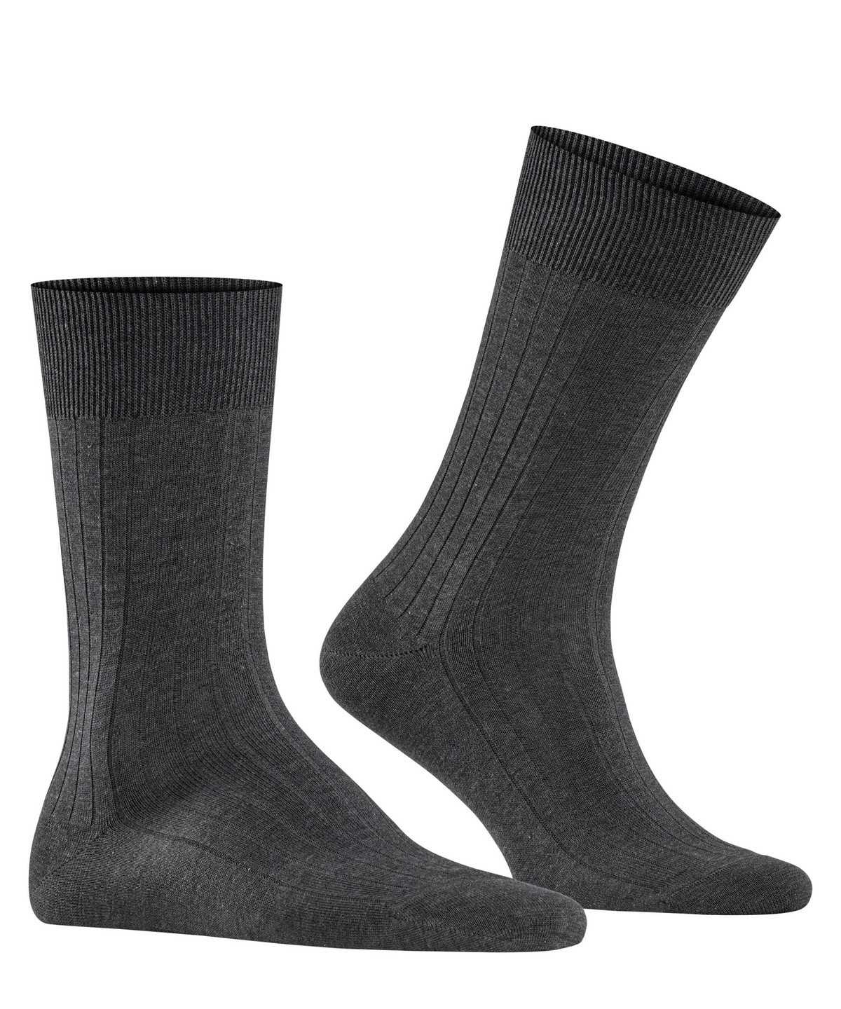 Skarpetki Falke Milano Socks Męskie Szare | HRFCYT-715