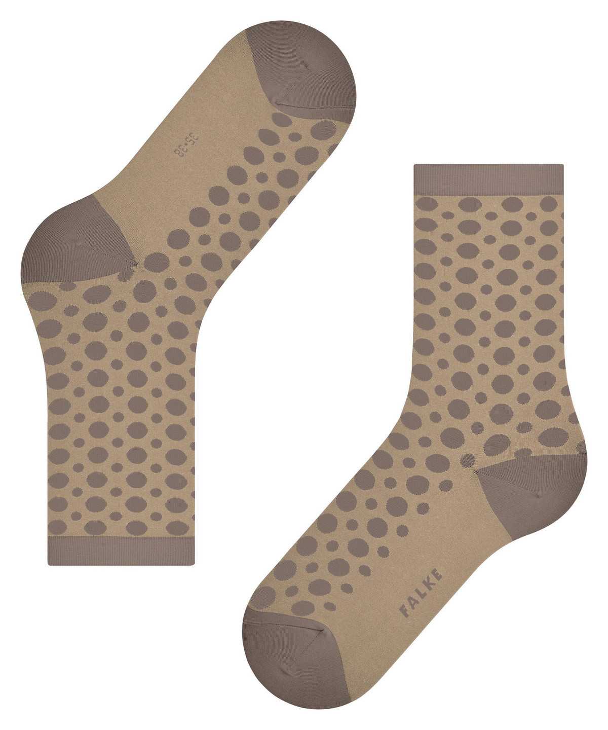 Skarpetki Falke Mirage Dot Socks Damskie Beżowe | VWJSCG-539