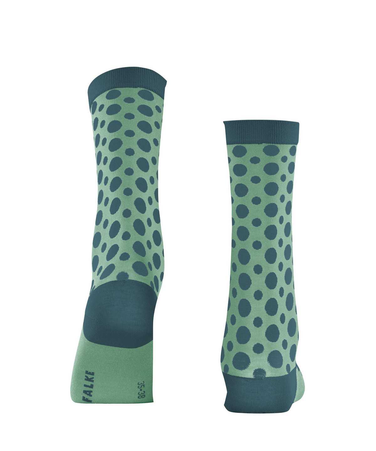 Skarpetki Falke Mirage Dot Socks Damskie Zielone | MLSARE-012