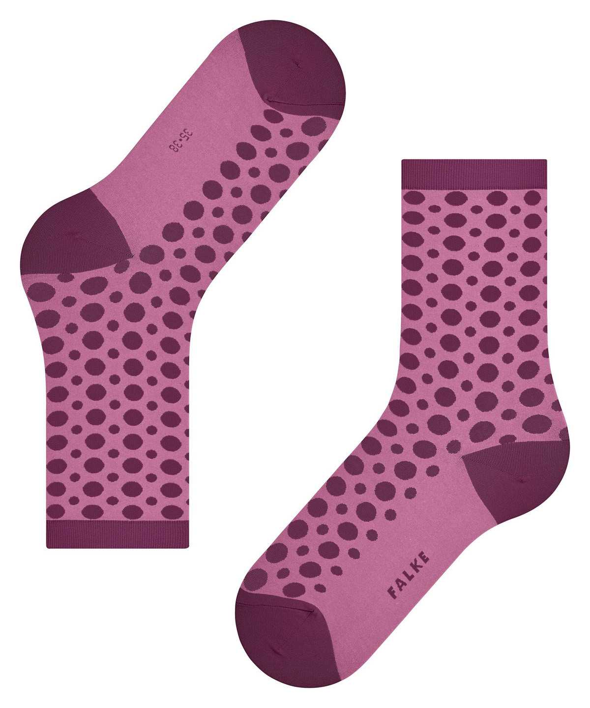 Skarpetki Falke Mirage Dot Socks Damskie Czerwone | JULZGC-590