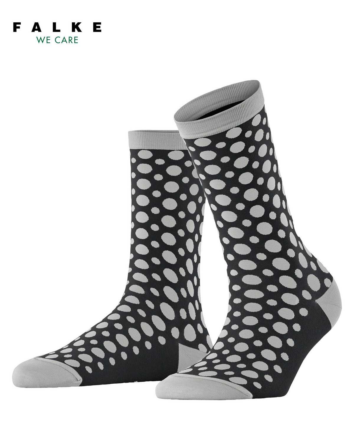 Skarpetki Falke Mirage Dot Socks Damskie Czarne | GIQOJA-689