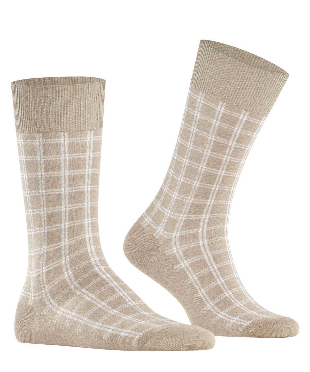 Skarpetki Falke Modern Tailor Socks Męskie Beżowe | QLZEIN-275