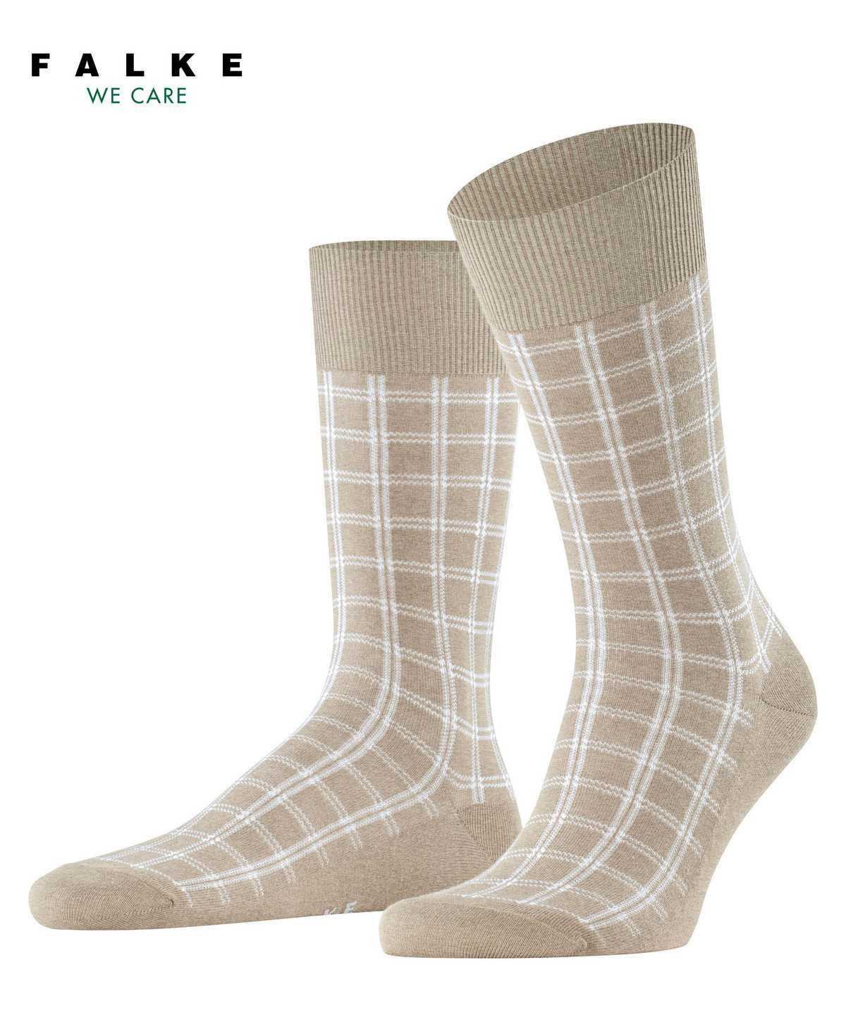 Skarpetki Falke Modern Tailor Socks Męskie Beżowe | QLZEIN-275