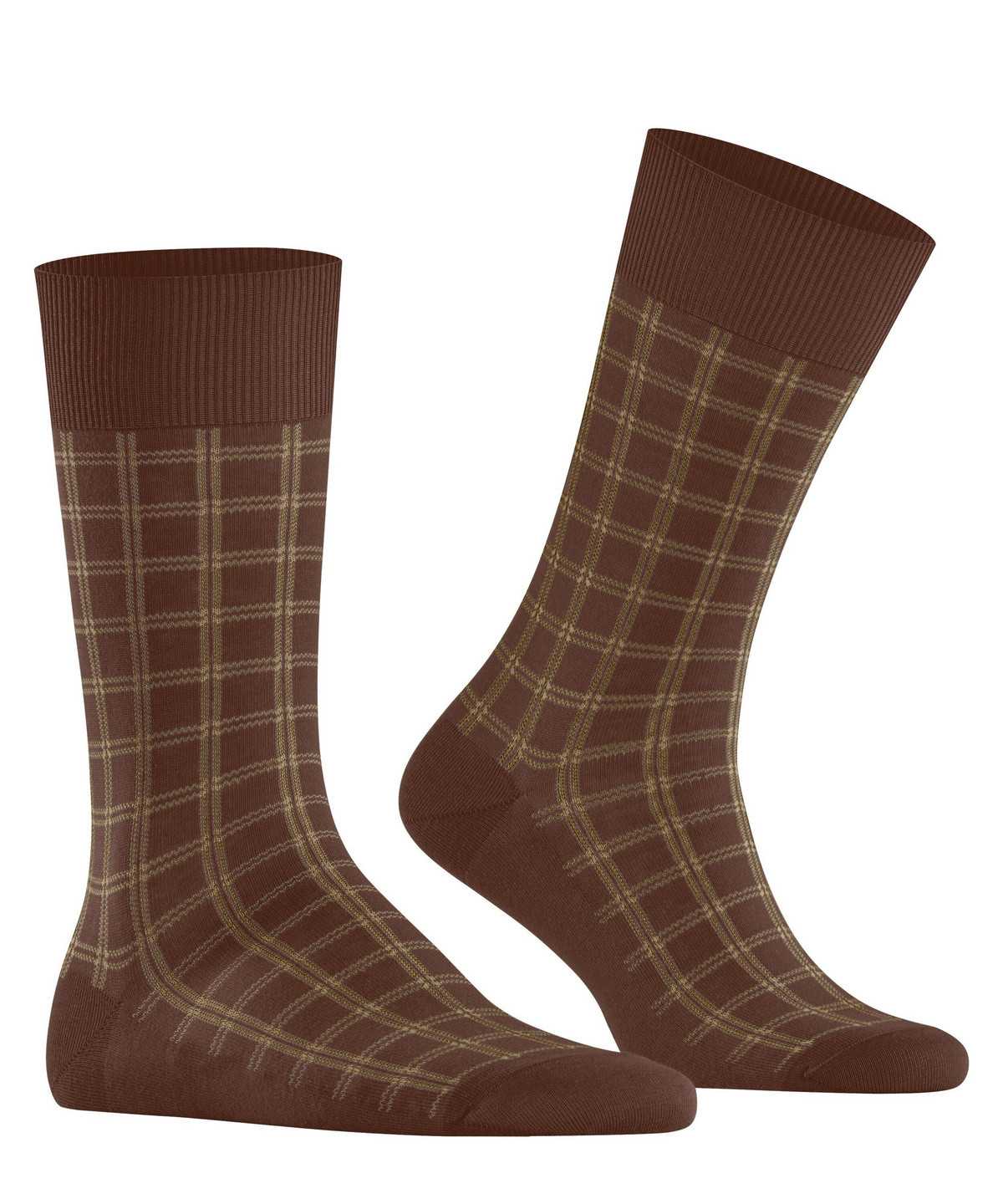 Skarpetki Falke Modern Tailor Socks Męskie Brązowe | FXQBPA-261