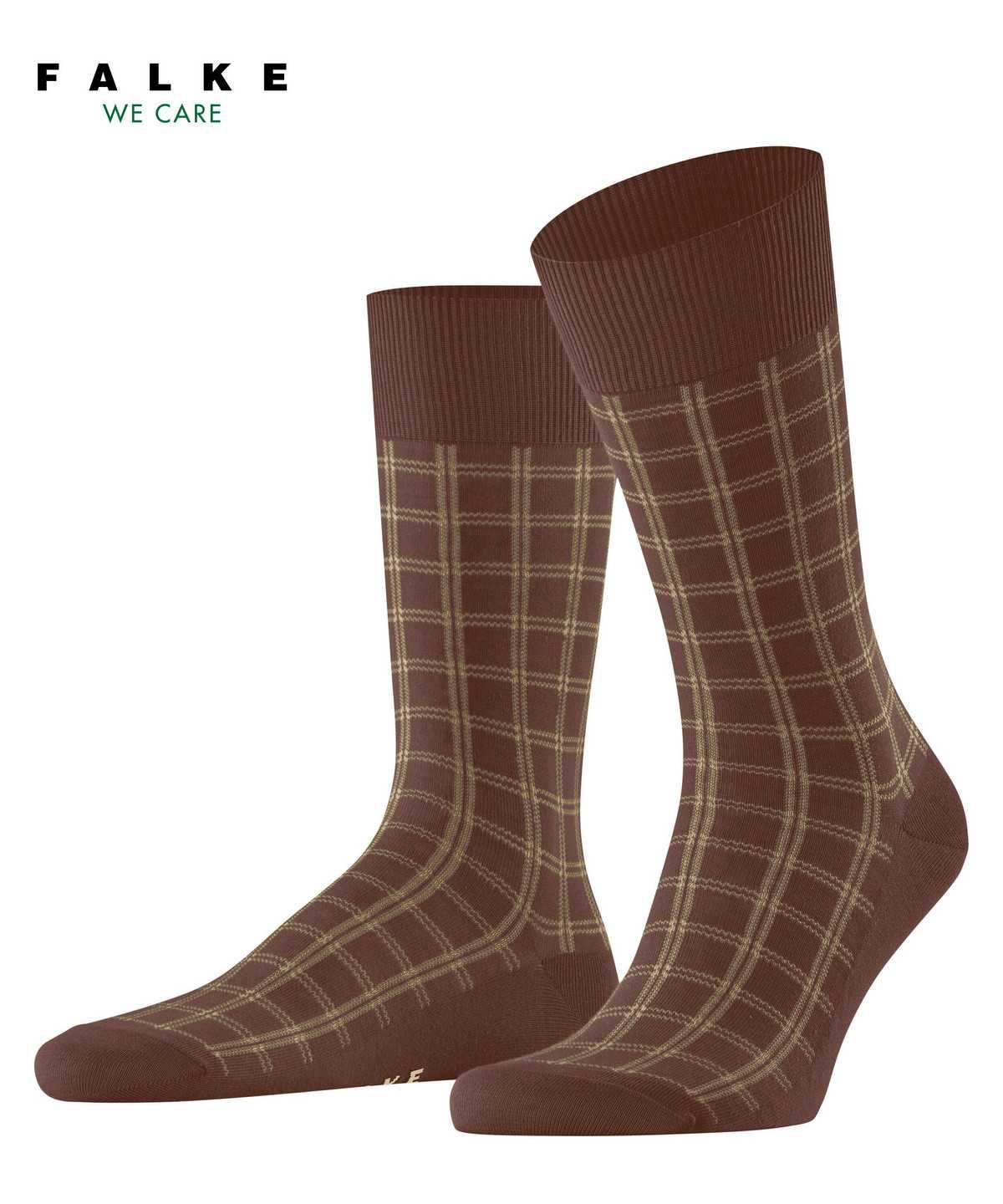 Skarpetki Falke Modern Tailor Socks Męskie Brązowe | FXQBPA-261