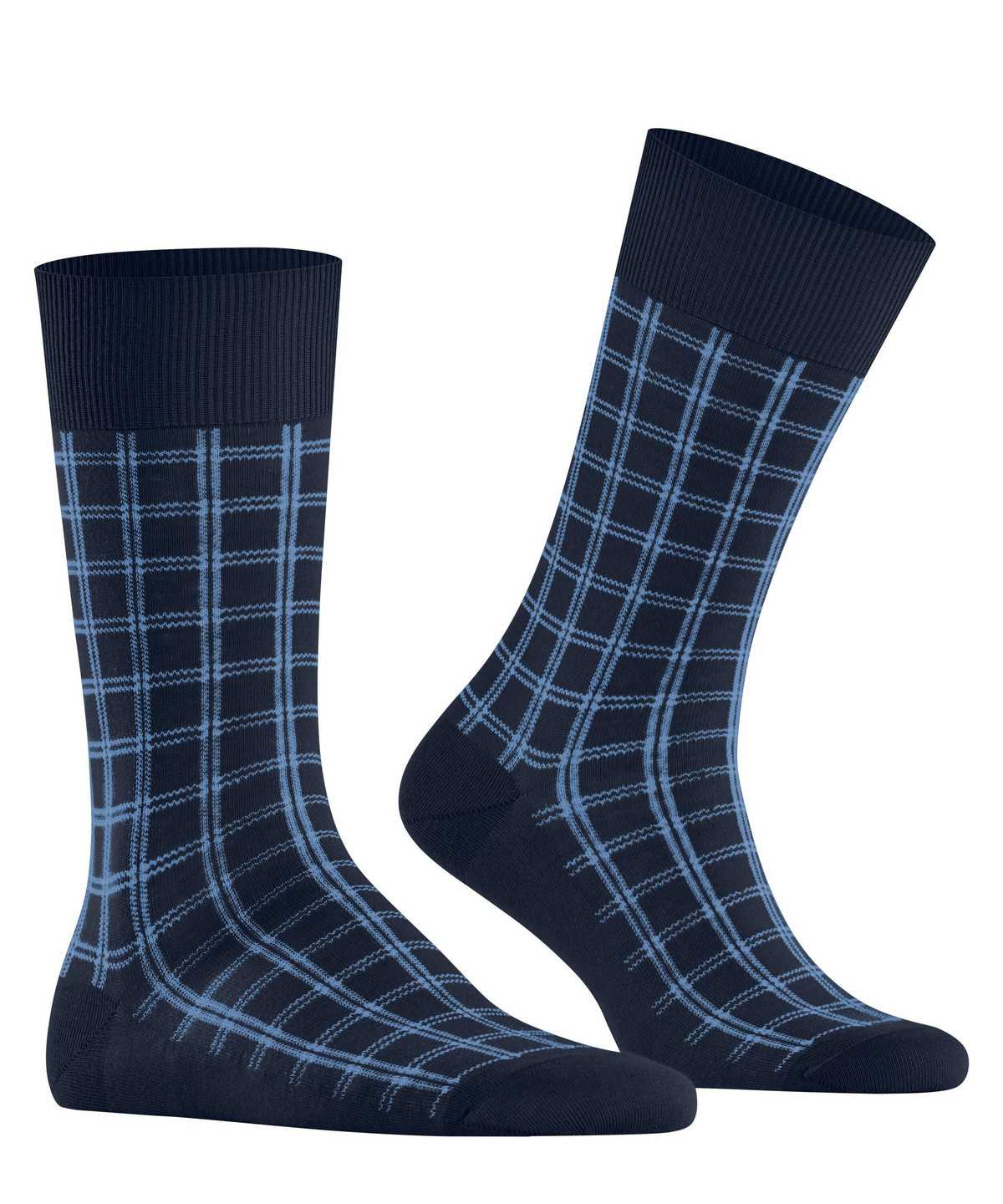 Skarpetki Falke Modern Tailor Socks Męskie Niebieskie | WBSIUF-472