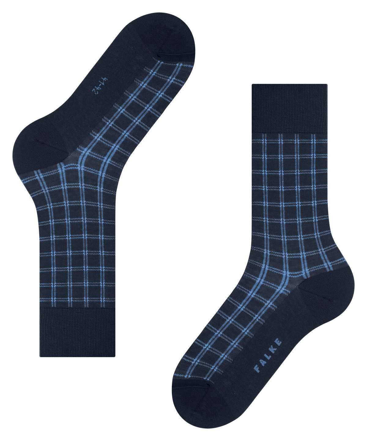 Skarpetki Falke Modern Tailor Socks Męskie Niebieskie | WBSIUF-472