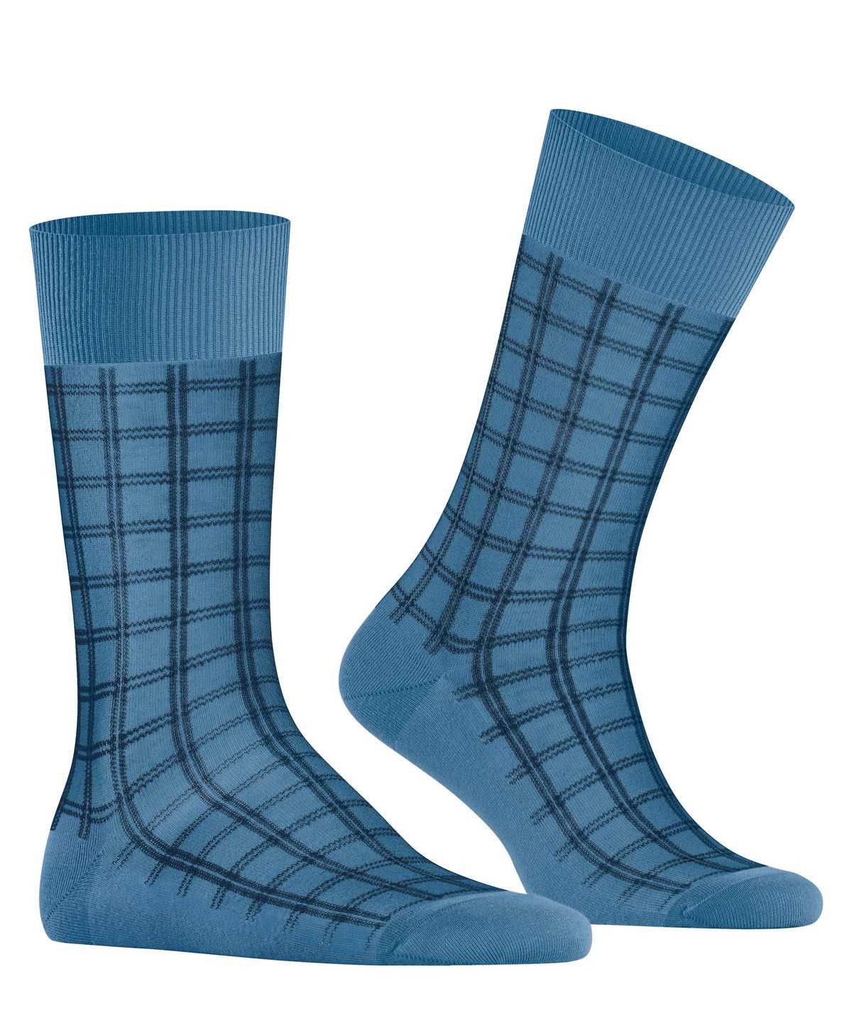 Skarpetki Falke Modern Tailor Socks Męskie Niebieskie | EGOVZI-579