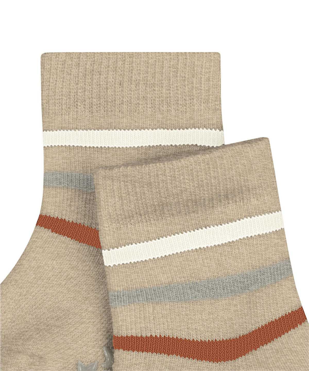 Skarpetki Falke Multi Stripe House socks Niemowlęce Beżowe | QNTFRJ-937