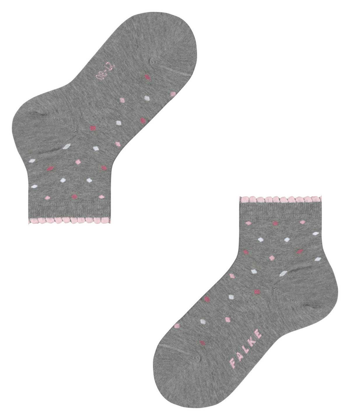 Skarpetki Falke Multidot Short sock Dziecięce Szare | UWLMKC-154