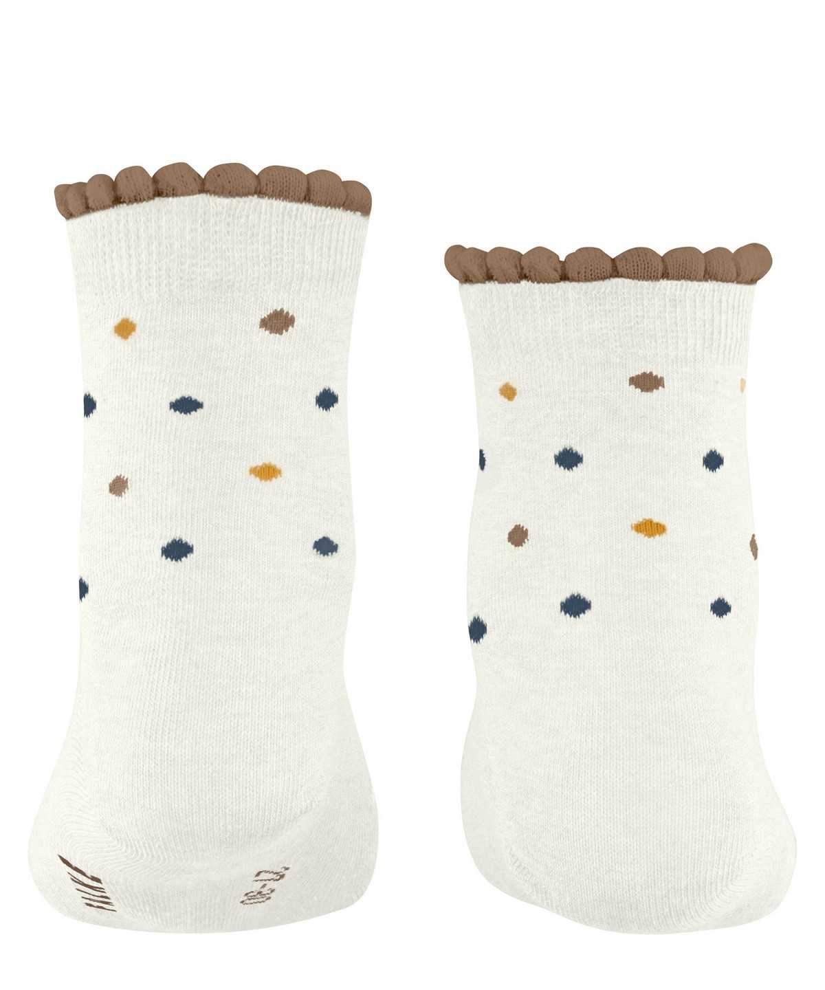 Skarpetki Falke Multidot Short sock Dziecięce Białe | KZSRPH-923