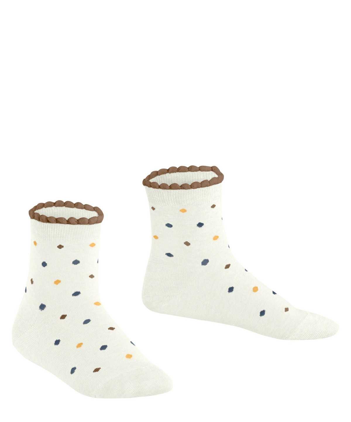 Skarpetki Falke Multidot Short sock Dziecięce Białe | KZSRPH-923