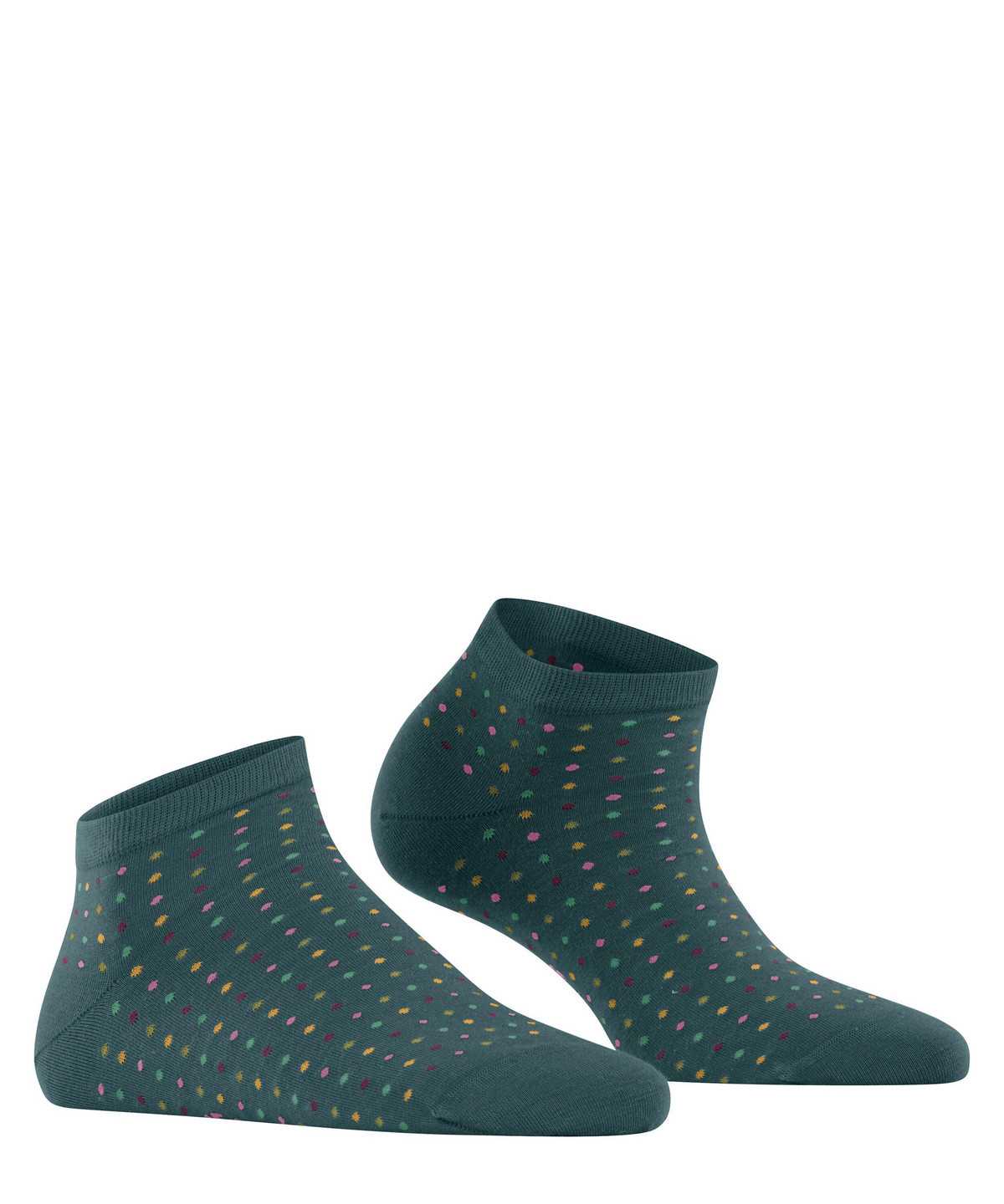 Skarpetki Falke Multispot Sneaker socks Damskie Zielone | TXJEGW-267