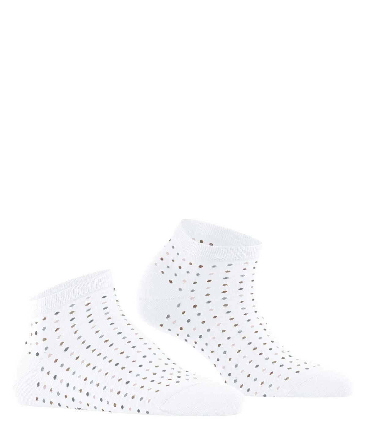 Skarpetki Falke Multispot Sneaker socks Damskie Białe | NFOQVD-516