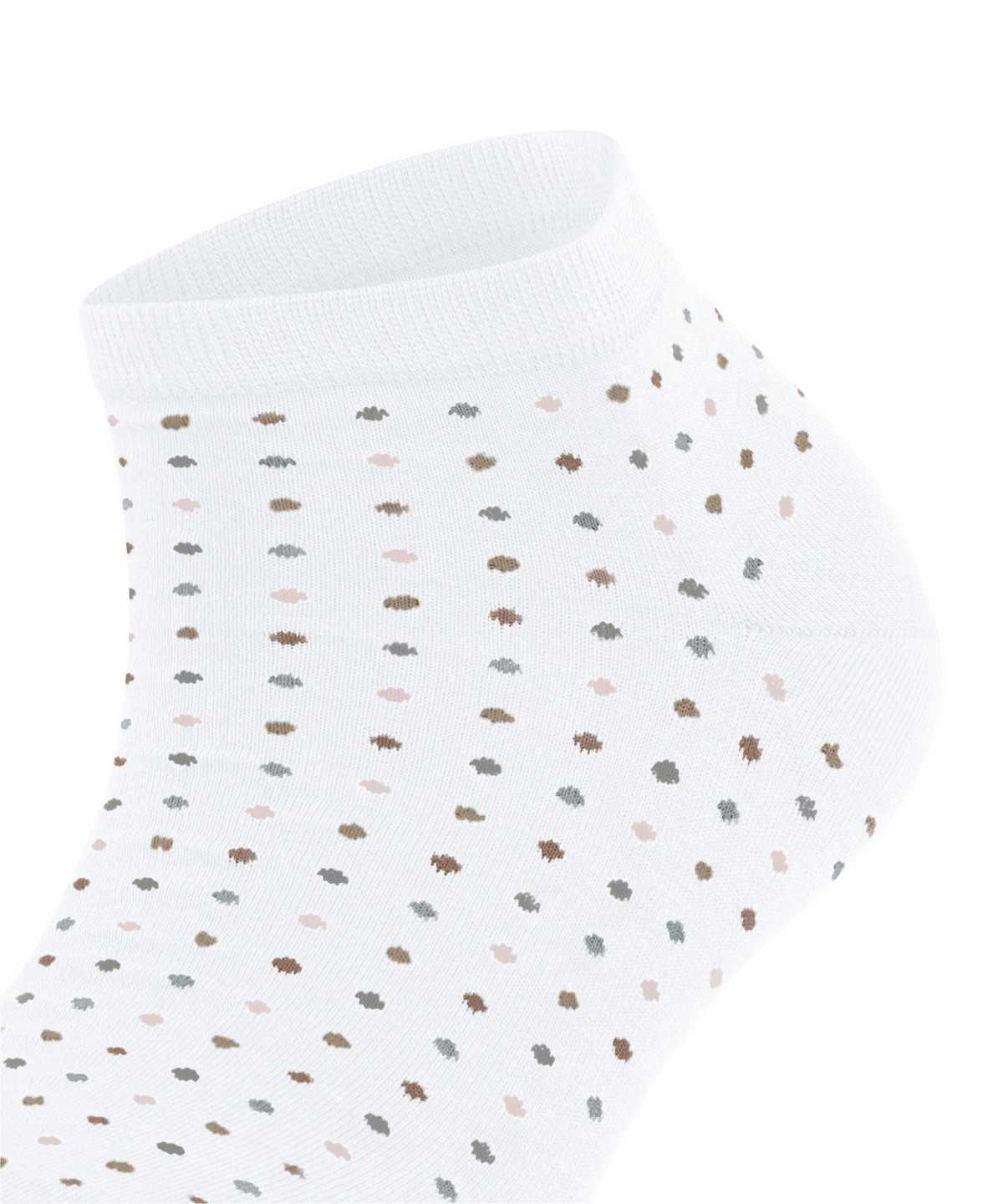 Skarpetki Falke Multispot Sneaker socks Damskie Białe | NFOQVD-516