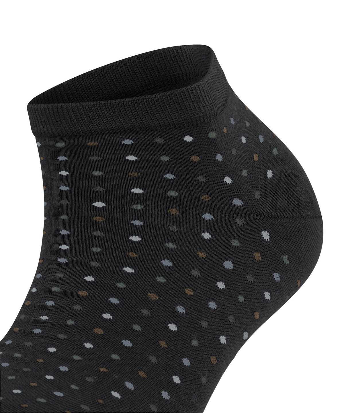 Skarpetki Falke Multispot Sneaker socks Damskie Czarne | QRPGTH-502