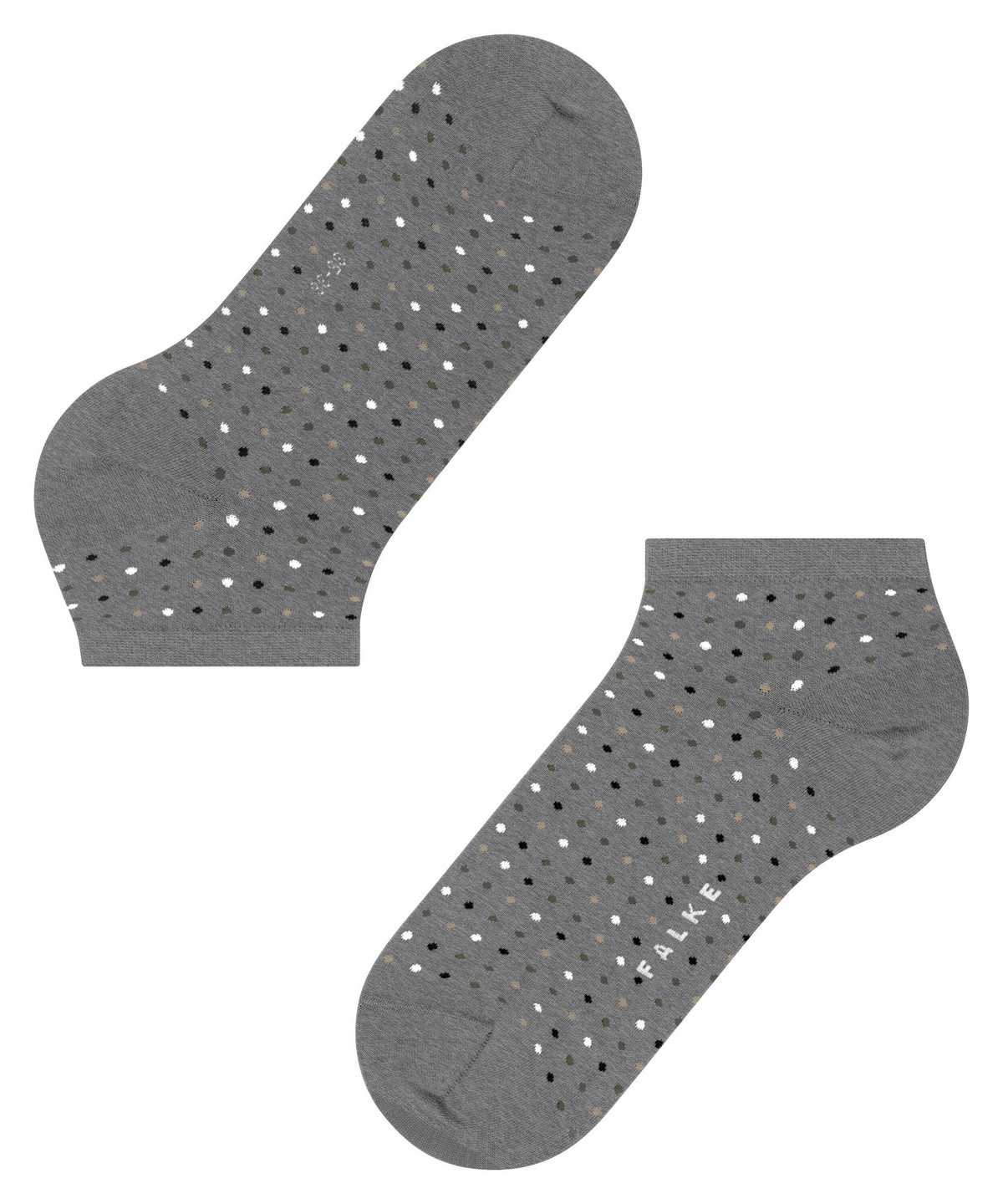 Skarpetki Falke Multispot Sneaker socks Damskie Szare | LPCHAO-892