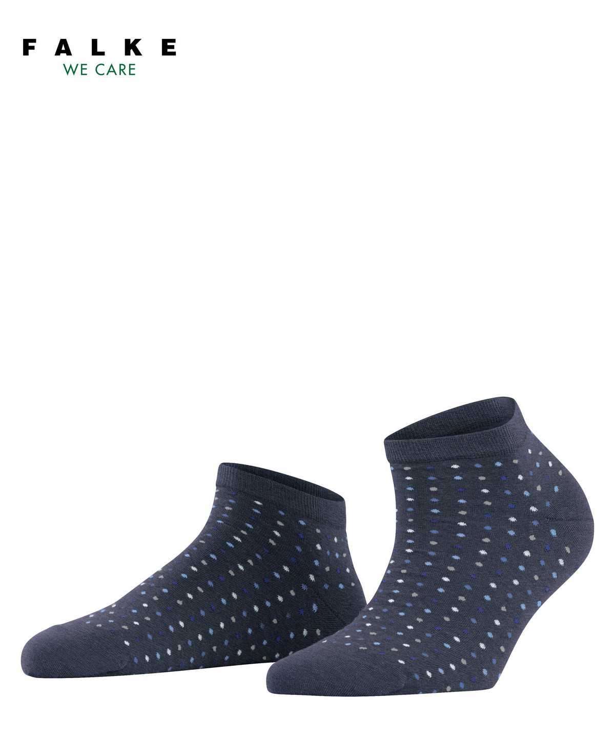 Skarpetki Falke Multispot Sneaker socks Damskie Niebieskie | NRWJEF-492