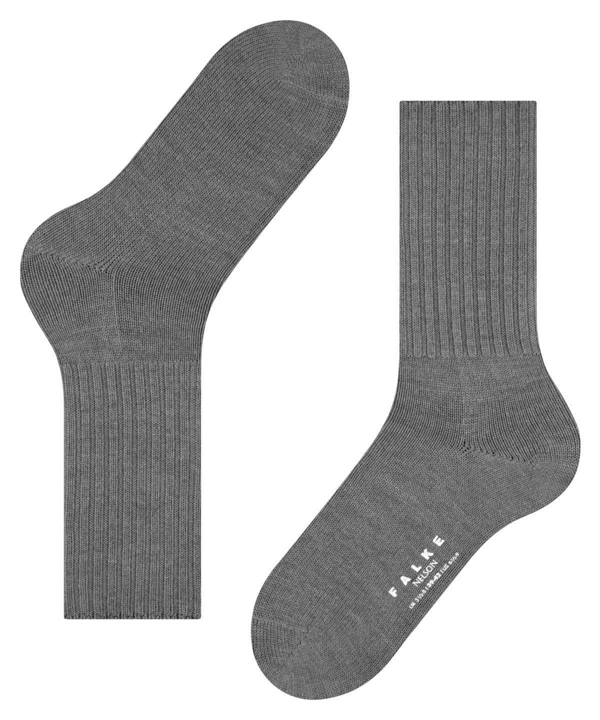 Skarpetki Falke Nelson Boot socks Męskie Szare | ETDJKR-583