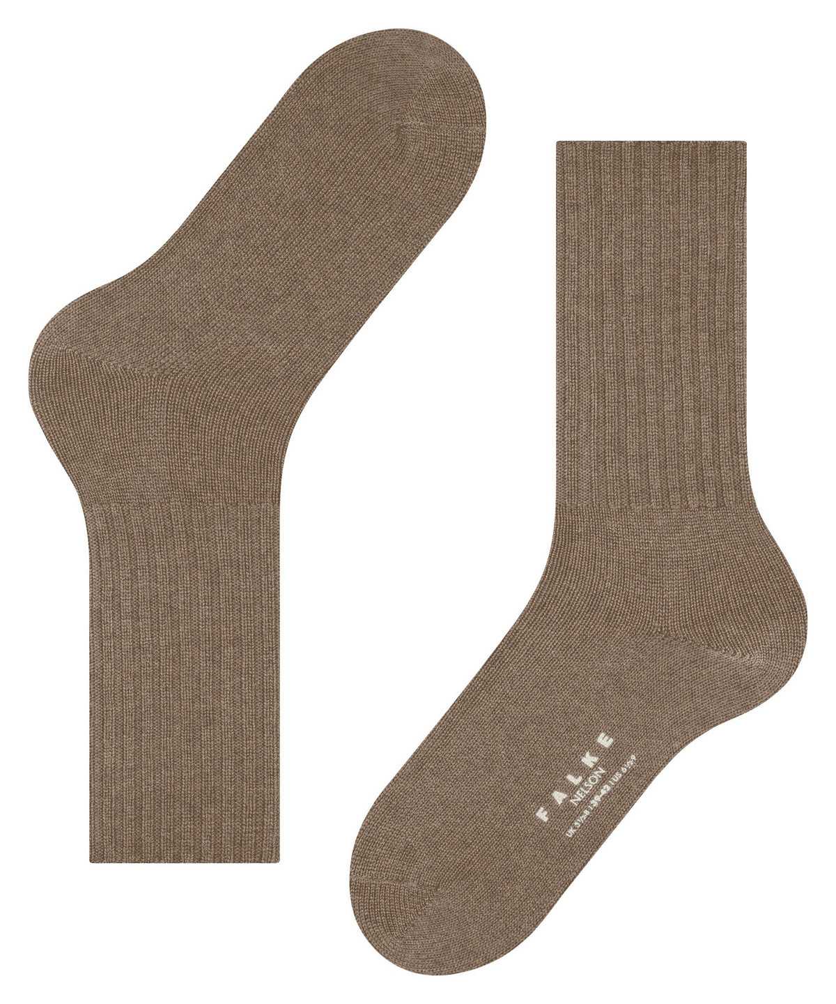 Skarpetki Falke Nelson Boot socks Męskie Brązowe | GSJMNR-297