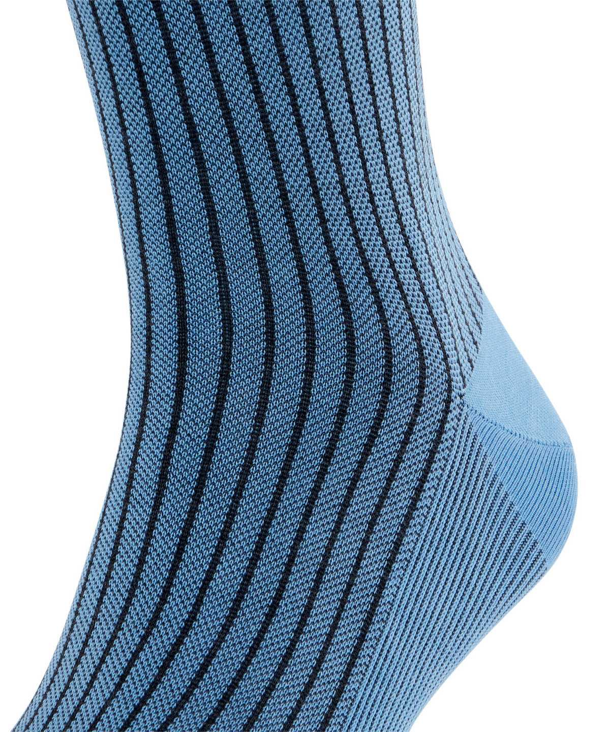 Skarpetki Falke Oxford Stripe Knee-high Socks Męskie Niebieskie | QGIWTP-548