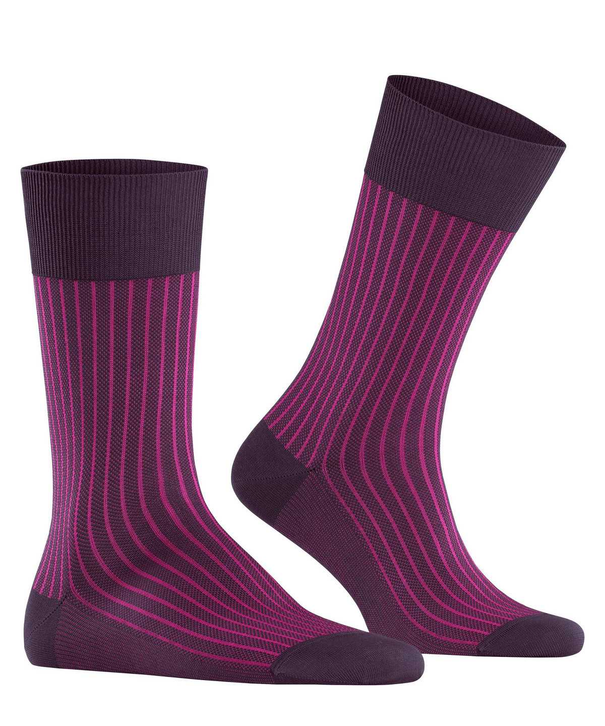 Skarpetki Falke Oxford Stripe Socks Męskie Fioletowe | ARHCXE-513