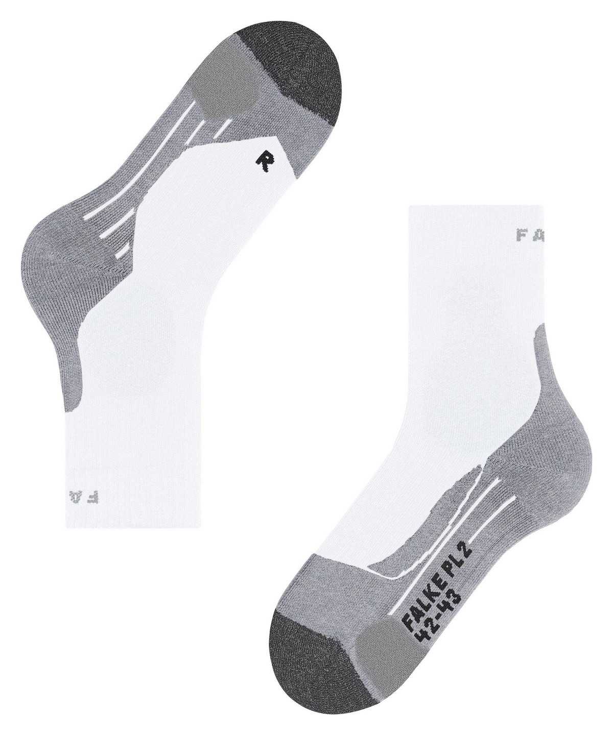 Skarpetki Falke PL2 Socks Męskie Białe | HPBYGO-351