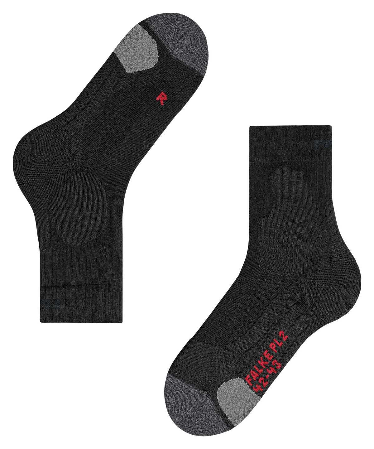 Skarpetki Falke PL2 Socks Męskie Czarne | OIUFTK-462