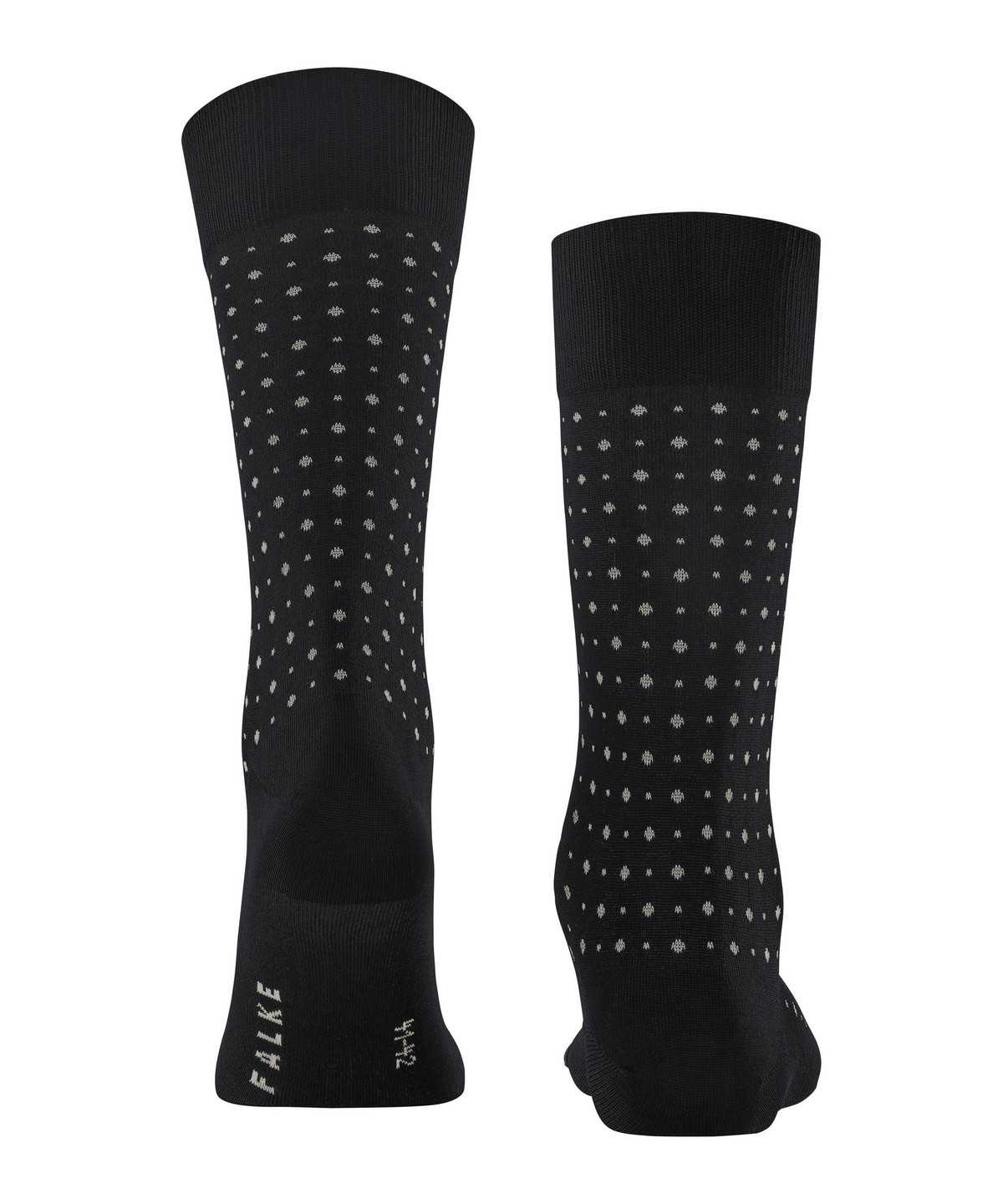 Skarpetki Falke Polished Dot Socks Męskie Czarne | HOAQXE-395