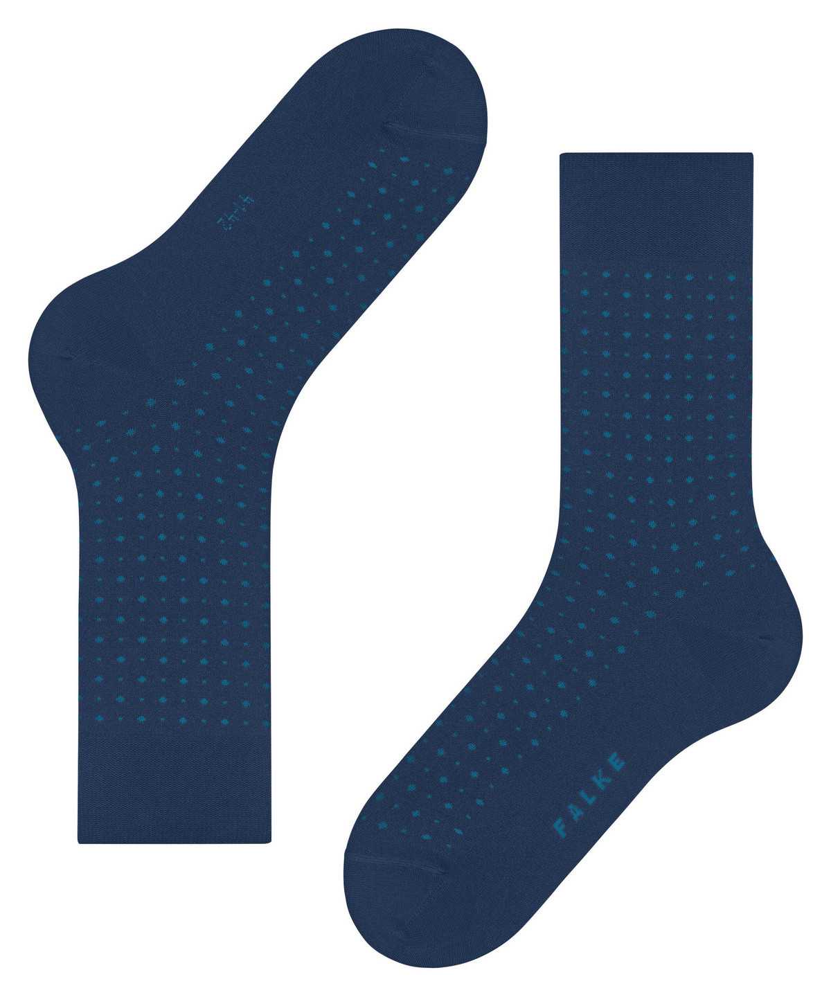 Skarpetki Falke Polished Dot Socks Męskie Niebieskie | UPFNMQ-752