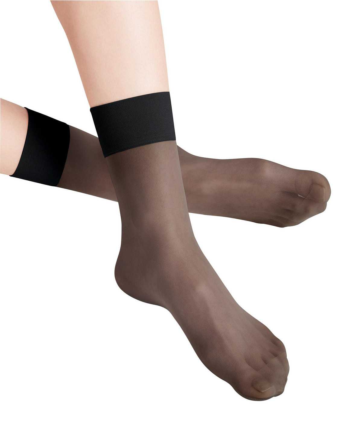 Skarpetki Falke Pure Matt 20 DEN Ankle socks Damskie Czarne | CEKIHP-291