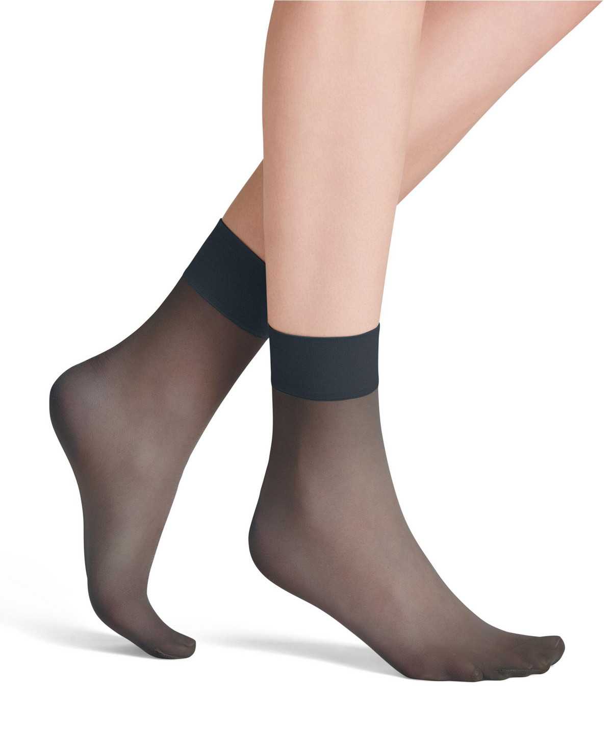 Skarpetki Falke Pure Matt 20 DEN Ankle socks Damskie Szare | YPELFI-702