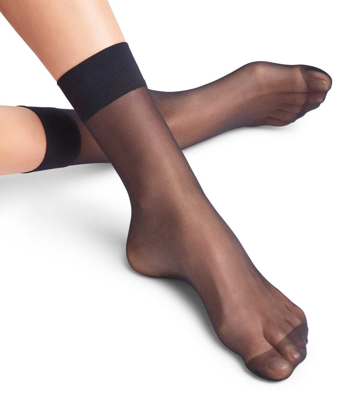 Skarpetki Falke Pure Matt 20 DEN Ankle socks Damskie Niebieskie | NPACHS-608